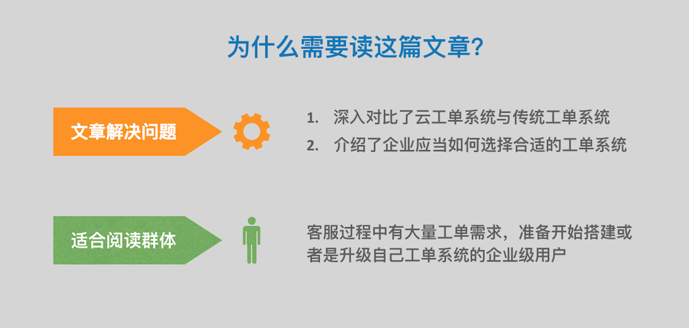 不同工单系统对比