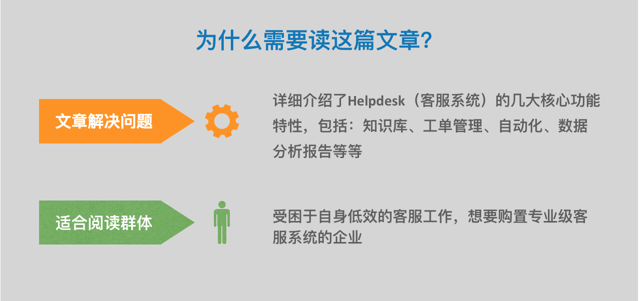 helpdesk的核心功能
